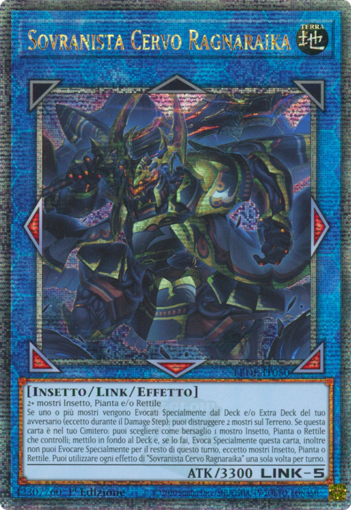 LEDE-IT050 Sovranista Cervo Ragnaraika Rara Segreta Quarto di Secolo 1a Edizione (IT) -NEAR MINT-