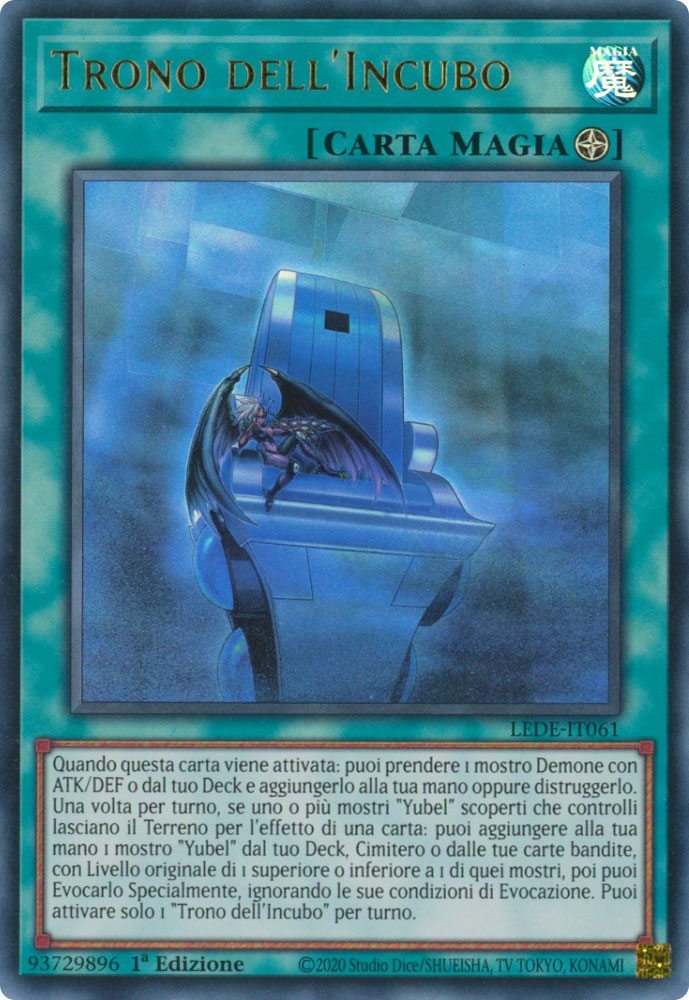 LEDE-IT061 Trono dell'Incubo Ultra Rara 1a Edizione (IT) -NEAR MINT-