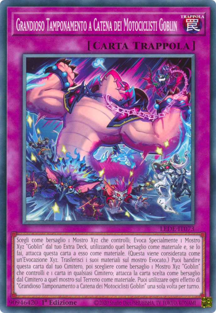 LEDE-IT073 Grandioso Tamponamento a Catena dei Motociclisti Goblin Comune 1a Edizione (IT) -NEAR MINT-