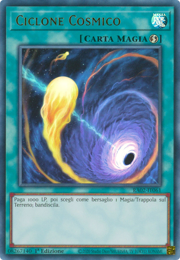 RA02-IT061 Ciclone Cosmico Ultra Rara 1a Edizione (IT) -NEAR MINT-