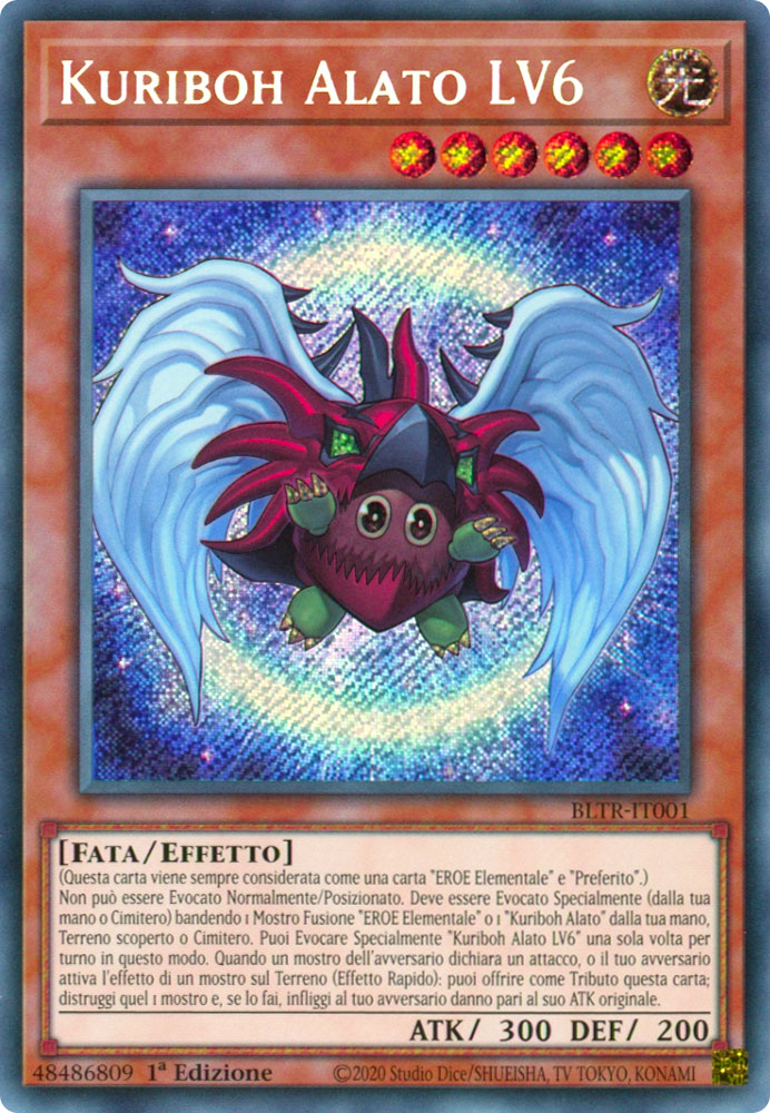 BLTR-IT001 Kuriboh Alato LV6 Rara Segreta 1a Edizione (IT) -NEAR MINT-