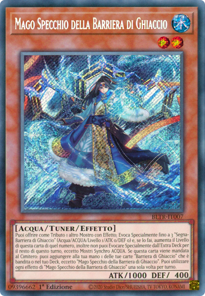 BLTR-IT007 Mago Specchio della Barriera di Ghiaccio Rara Segreta 1a Edizione (IT) -NEAR MINT-