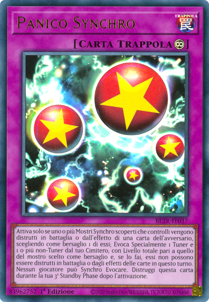 BLTR-IT037 Panico Synchro Ultra Rara 1a Edizione (IT) -NEAR MINT-