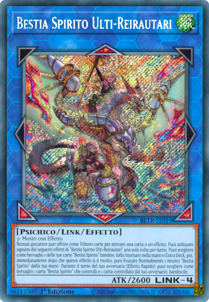 BLTR-IT019 Bestia Spirito Ulti-Reirautari Rara Segreta 1a Edizione (IT) -NEAR MINT-