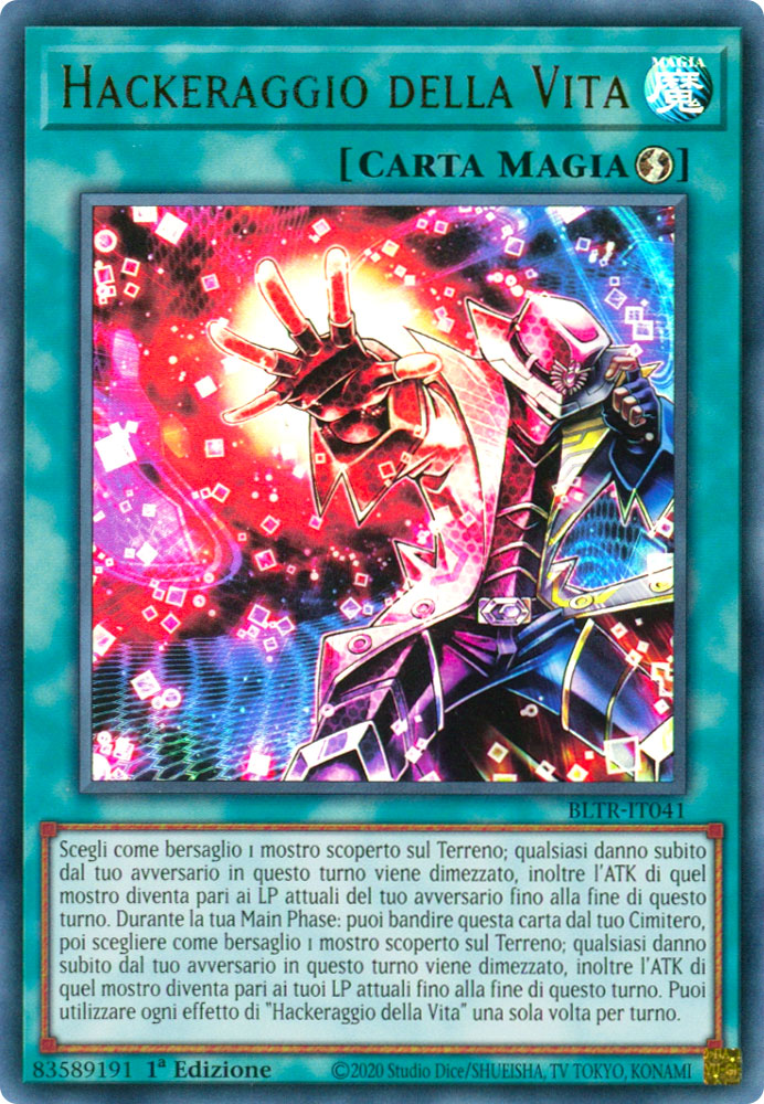 BLTR-IT041 Hackeraggio della Vita Ultra Rara 1a Edizione (IT) -NEAR MINT-