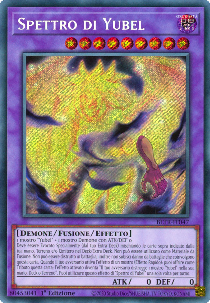 BLTR-IT047 Spettro di Yubel Rara Segreta 1a Edizione (IT) -NEAR MINT-