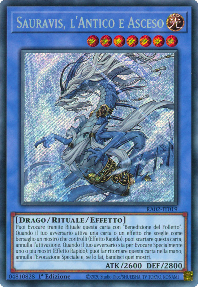 RA02-IT019 Sauravis, l'Antico e Asceso Rara Segreta 1a Edizione (IT) -NEAR MINT-