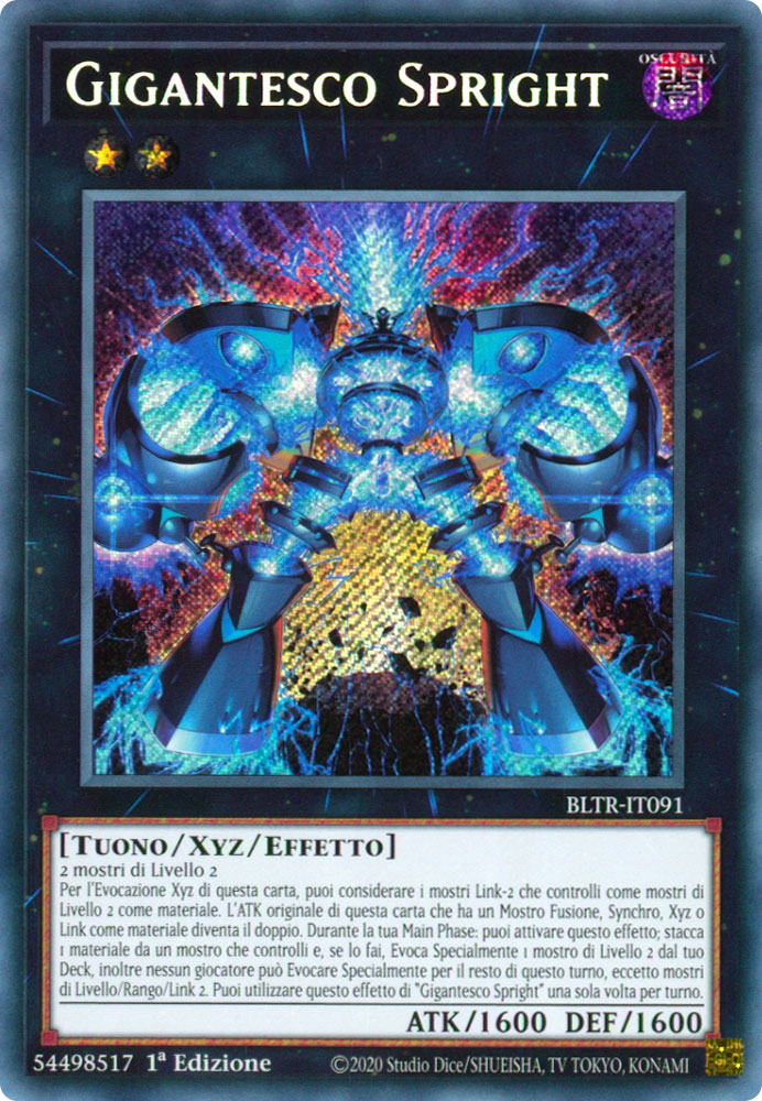 BLTR-IT091 Gigantesco Spright Rara Segreta 1a Edizione (IT) -NEAR MINT-