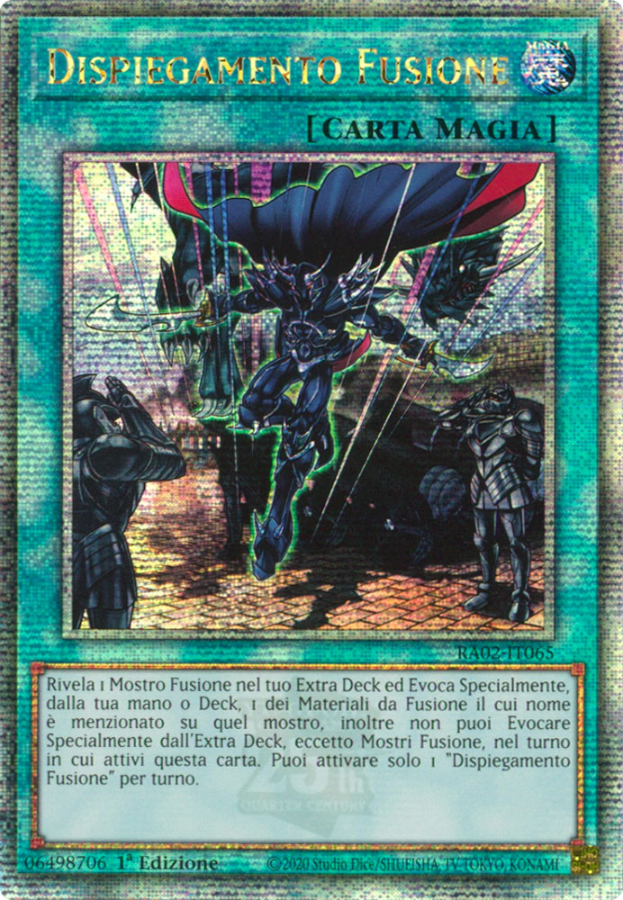 RA02-IT065 Dispiegamento Fusione Rara Segreta Quarto di Secolo 1a Edizione (IT) -NEAR MINT-