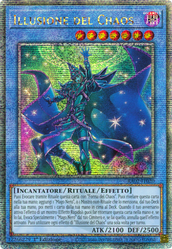 RA02-IT020 Illusione del Chaos Rara Segreta Quarto di Secolo 1a Edizione (IT) -NEAR MINT-