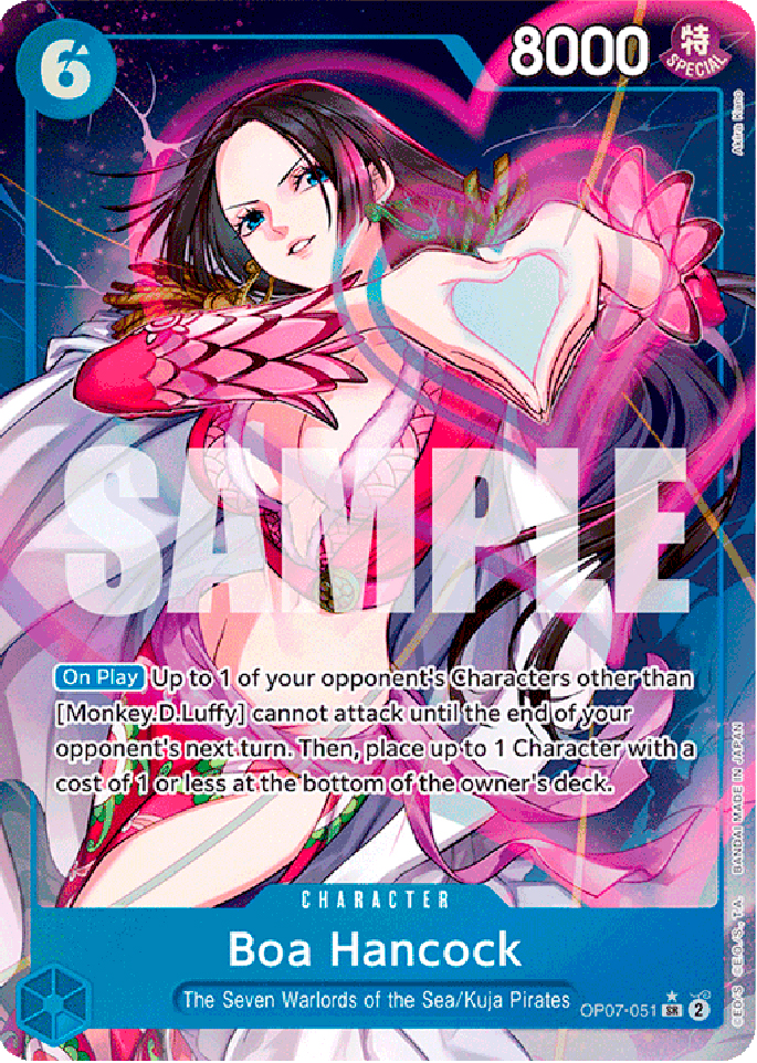 OP07-051 Boa Hancock super rare foil parallel (EN) -NEAR MINT-