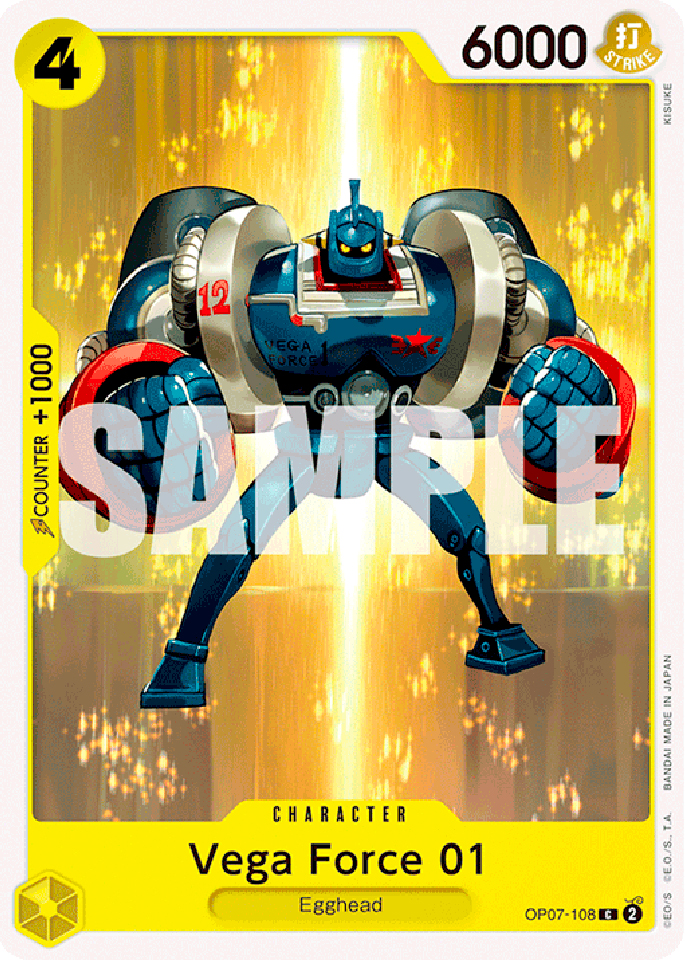 OP07-108 Vega Force 01 common normal (EN) -NEAR MINT-