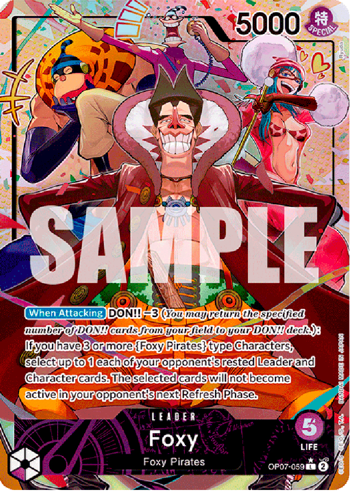 OP07-059 Foxy leader foil parallel (EN) -NEAR MINT-