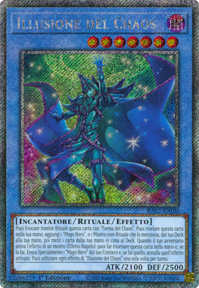 RA02-IT020 Illusione del Chaos Platinum Segreta 1a Edizione (IT) -NEAR MINT-