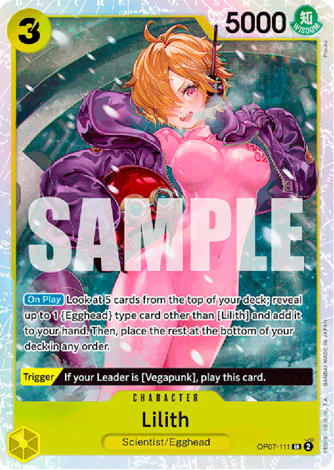 OP07-111 Lilith super rare foil (EN) -NEAR MINT-