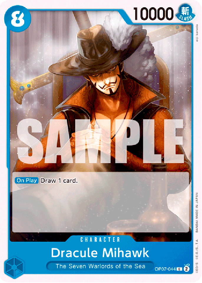 OP07-044 Dracule Mihawk common normal (EN) -NEAR MINT-