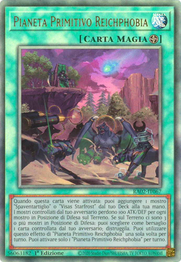 RA02-IT067 Pianeta Primitivo Reichphobia Rara Ultimate 1a Edizione (IT) -NEAR MINT-
