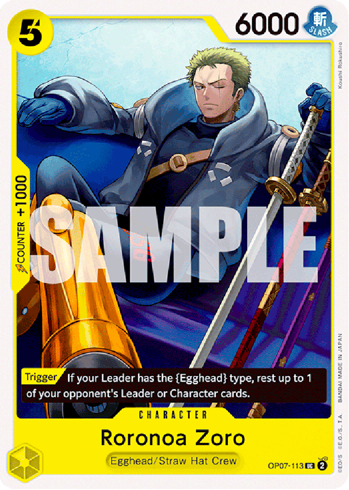 OP07-113 Roronoa Zoro uncommon normal (EN) -NEAR MINT-
