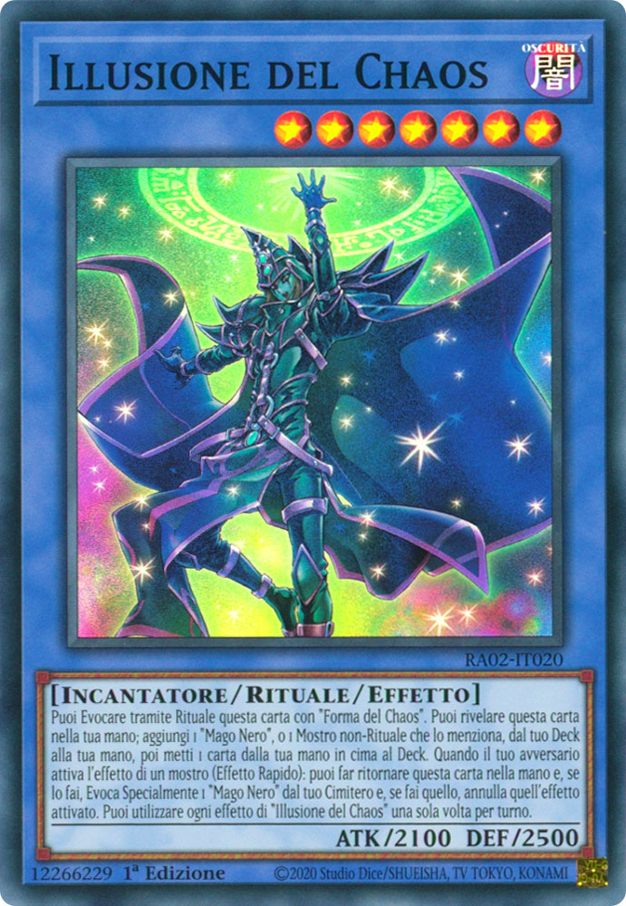 RA02-IT020 Illusione del Chaos Super Rara 1a Edizione (IT) -NEAR MINT-