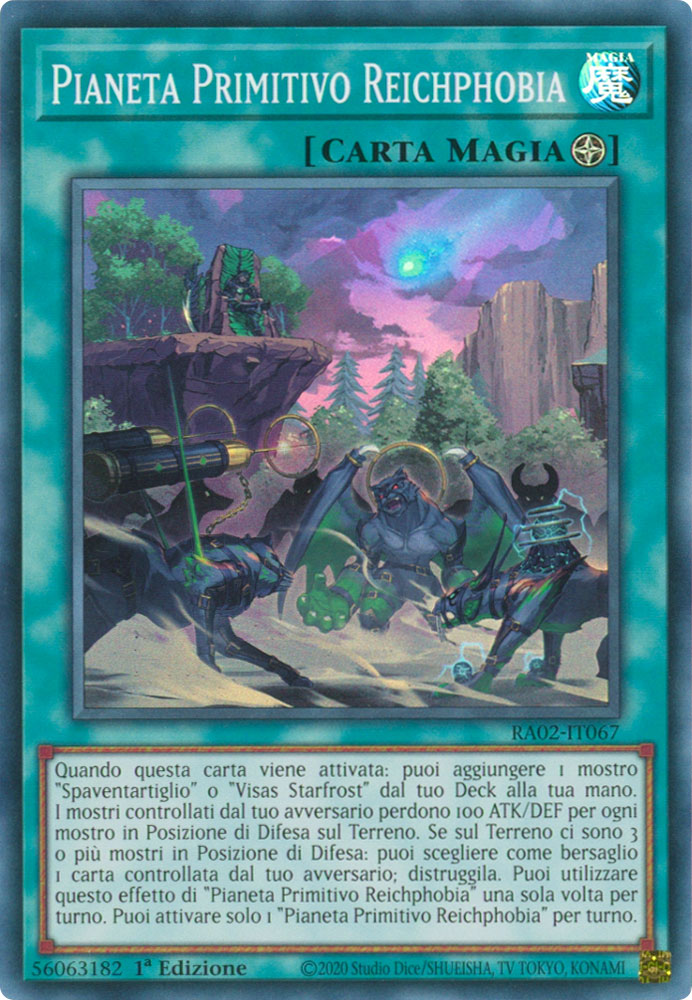 RA02-IT067 Pianeta Primitivo Reichphobia Super Rara 1a Edizione (IT) -NEAR MINT-
