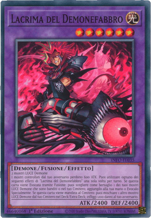 INFO-IT035 Lacrima del Demonefabbro Comune 1a Edizione (IT) -NEAR MINT-