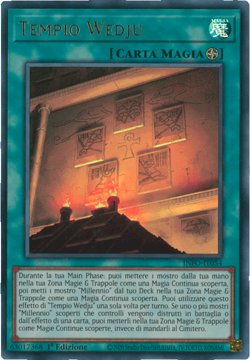 INFO-IT054 Tempio Wedju Ultra Rara 1a Edizione (IT) -NEAR MINT-