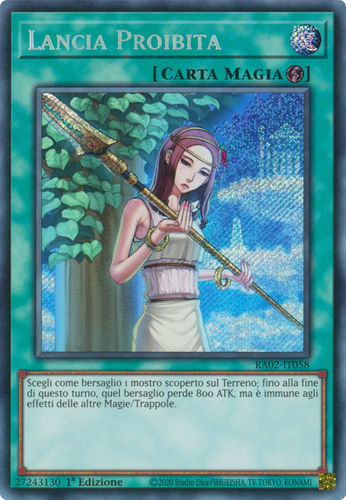 RA02-IT058 Lancia Proibita Rara Segreta 1a Edizione (IT) -NEAR MINT-