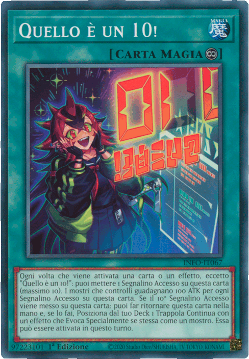 INFO-IT067 Quello e' un 10! Comune 1a Edizione (IT) -NEAR MINT-