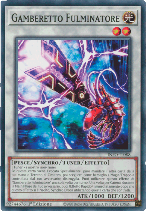 INFO-IT088 Gamberetto Fulminatore Comune 1a Edizione (IT) -NEAR MINT-