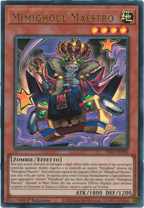 INFO-IT090 Mimighoul Maestro Ultra Rara 1a Edizione (IT) -NEAR MINT-