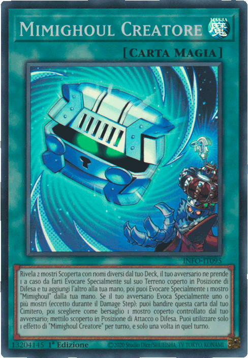 INFO-IT095 Mimighoul Creatore Super Rara 1a Edizione (IT) -NEAR MINT-