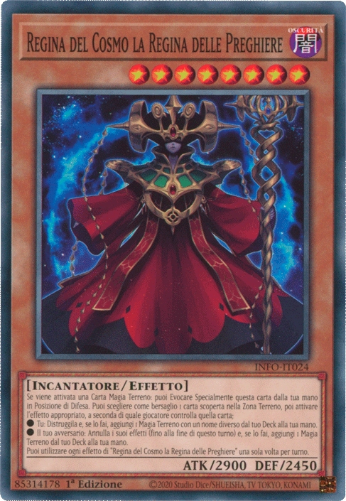 INFO-IT024 Regina del Cosmo la Regina delle Preghiere Comune 1a Edizione (IT) -NEAR MINT-