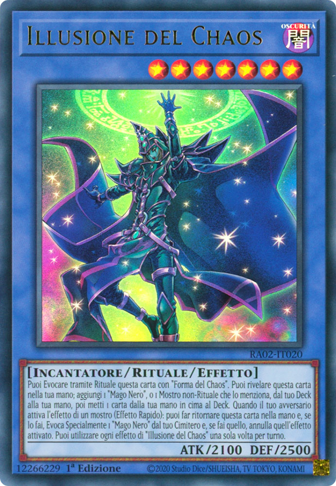 RA02-IT020 Illusione del Chaos Ultra Rara 1a Edizione (IT) -NEAR MINT-