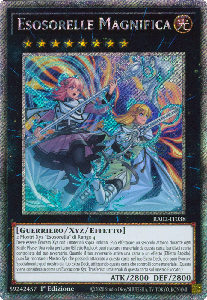 RA02-IT038 Esosorelle Magnifica Platinum Segreta 1a Edizione (IT) -NEAR MINT-