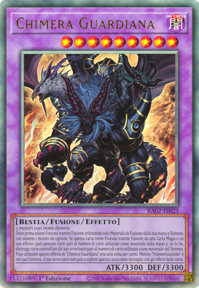 RA02-IT023 Chimera Guardiana Rara Ultimate 1a Edizione (IT) -NEAR MINT-