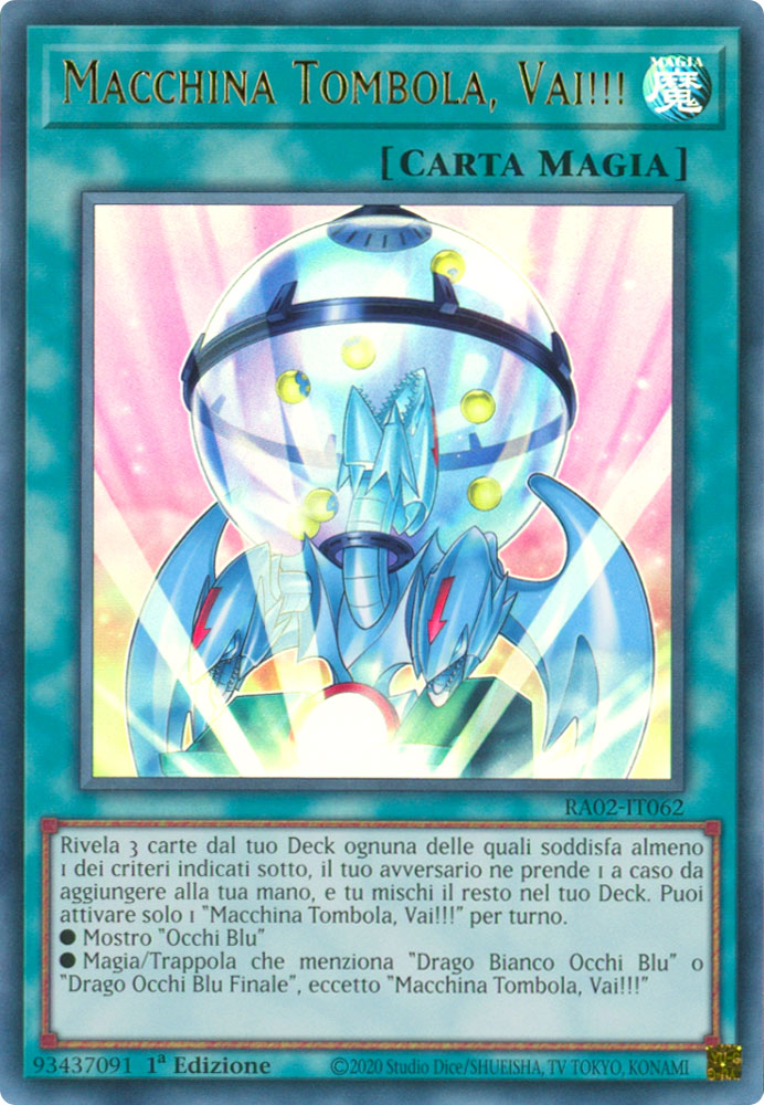 RA02-IT062 Macchina Tombola, Vai!!! Ultra Rara 1a Edizione (IT) -NEAR MINT-