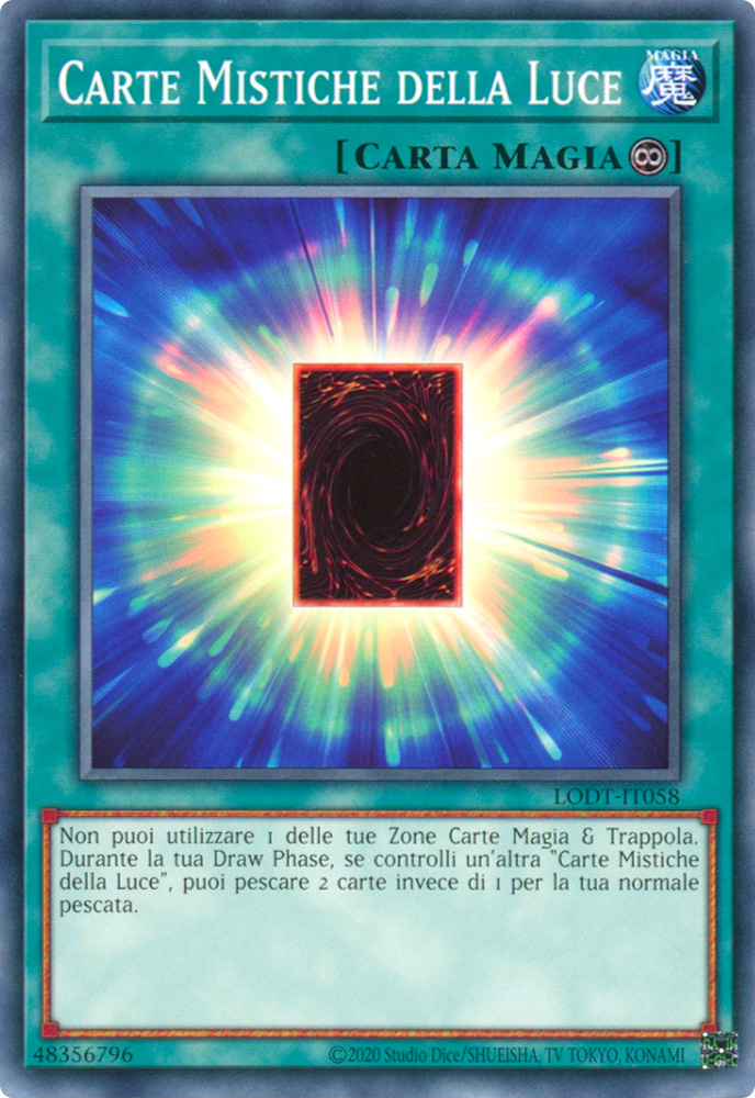 LODT-IT058 Carte Mistiche della Luce Comune unlimited (ristampa) (IT) -NEAR MINT-