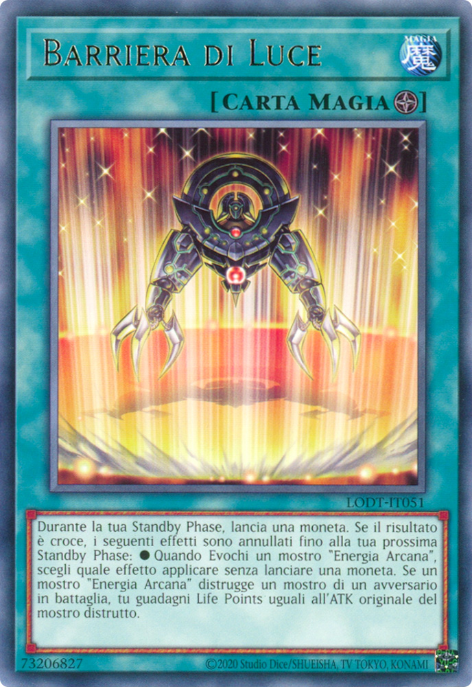 LODT-IT051 Barriera di Luce Rara unlimited (ristampa) (IT) -NEAR MINT-