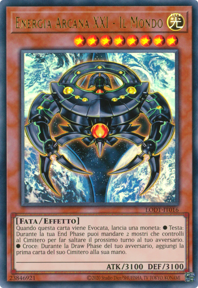 LODT-IT016 Energia Arcana XXI-Il Mondo Ultra Rara unlimited (ristampa) (IT) -NEAR MINT-