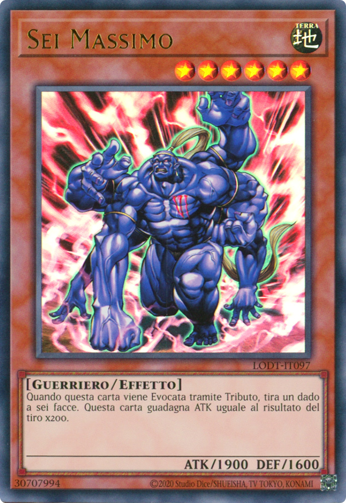 LODT-IT097 Sei Massimo Ultra Rara unlimited (ristampa) (IT) -NEAR MINT-