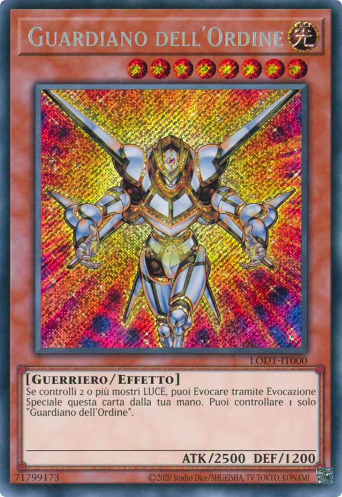 LODT-IT000 Guardiano dell'Ordine Rara Segreta unlimited (ristampa) (IT) -NEAR MINT-