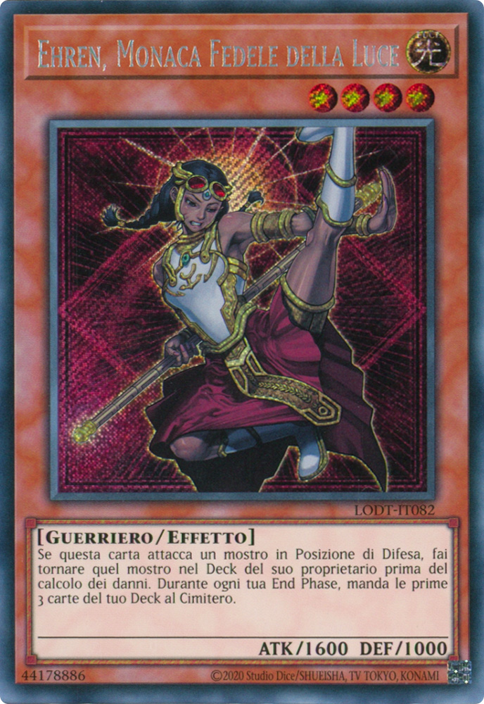 LODT-IT082 Ehren, Monaca Fedele della Luce Rara Segreta unlimited (ristampa) (IT) -NEAR MINT-