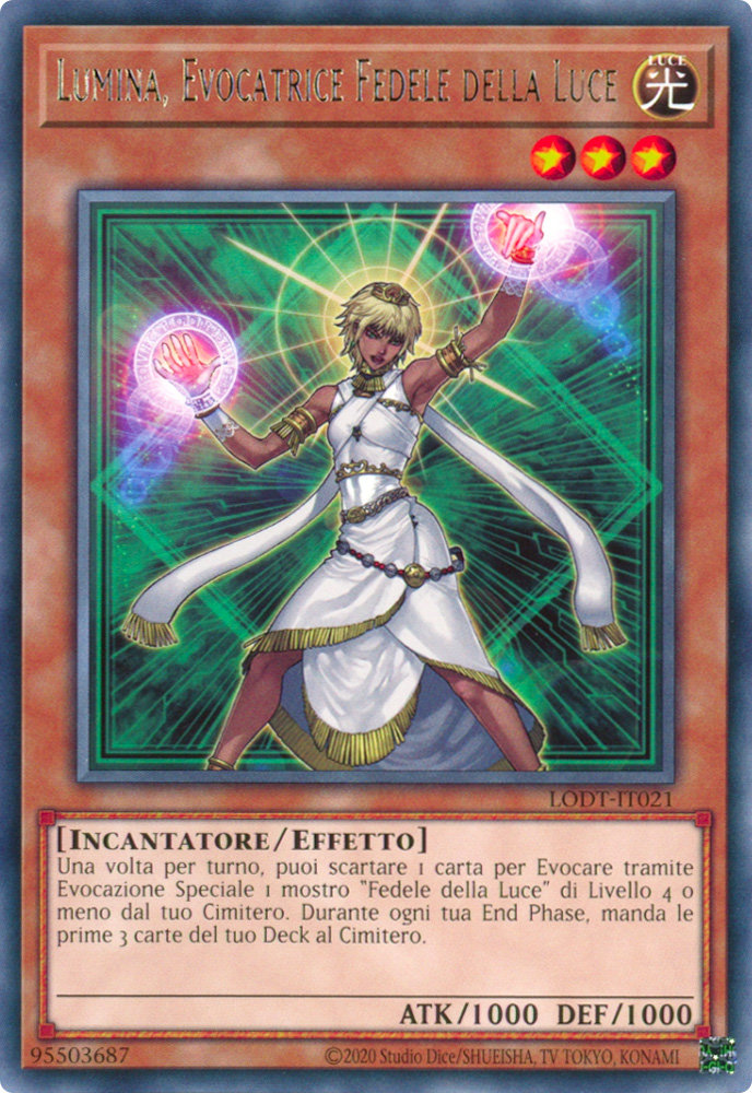 LODT-IT021 Lumina, Evocatrice Fedele della Luce Rara unlimited (ristampa) (IT) -NEAR MINT-