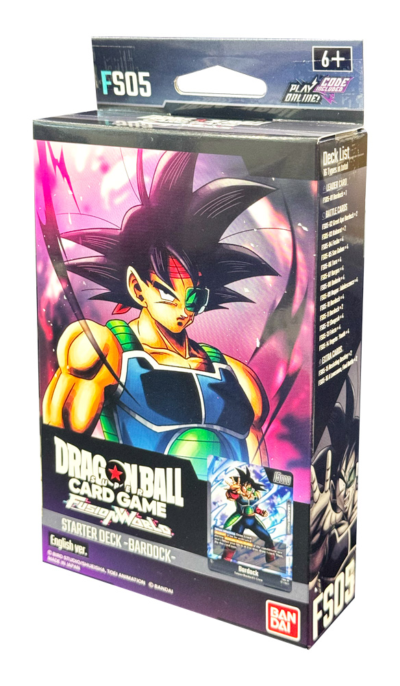 Super Card Game Fusion World FS05 Starter Deck Bardock (EN)