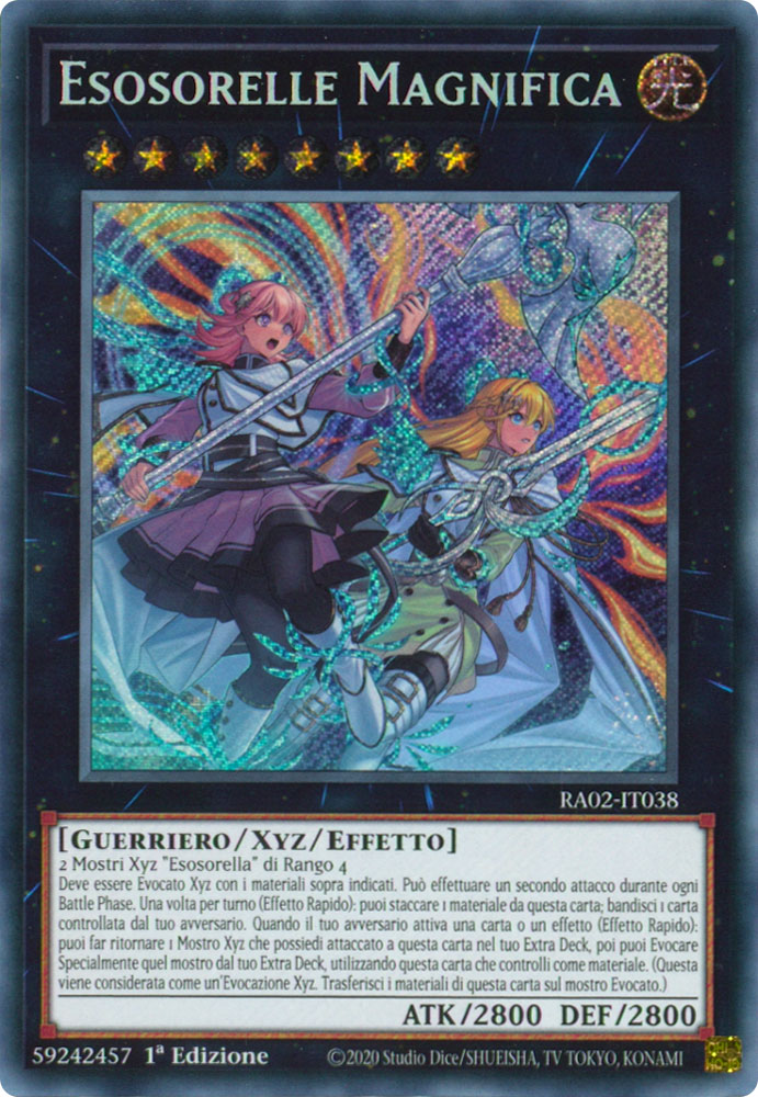 RA02-IT038 Esosorelle Magnifica Rara Segreta 1a Edizione (IT) -NEAR MINT-