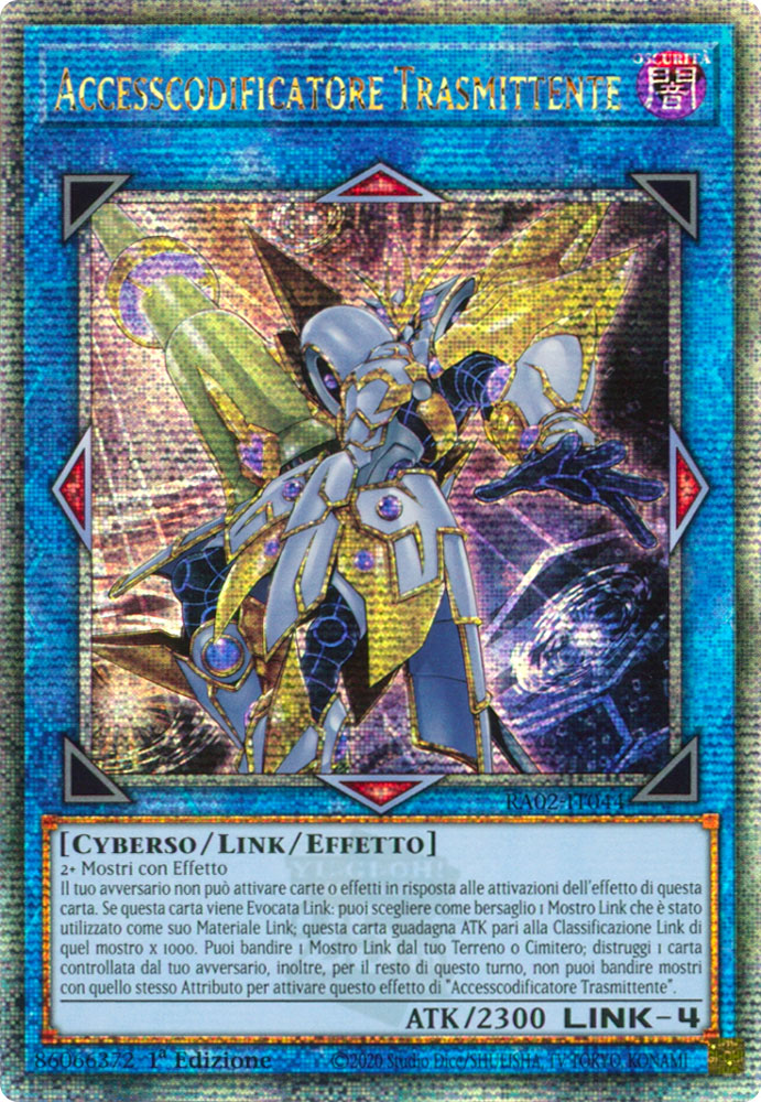 RA02-IT044 Accesscodificatore Trasmittente Rara Segreta Quarto di Secolo 1a Edizione (IT) -NEAR MINT-