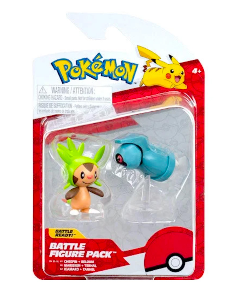 Battle Figure Chespin & Beldum (EN)