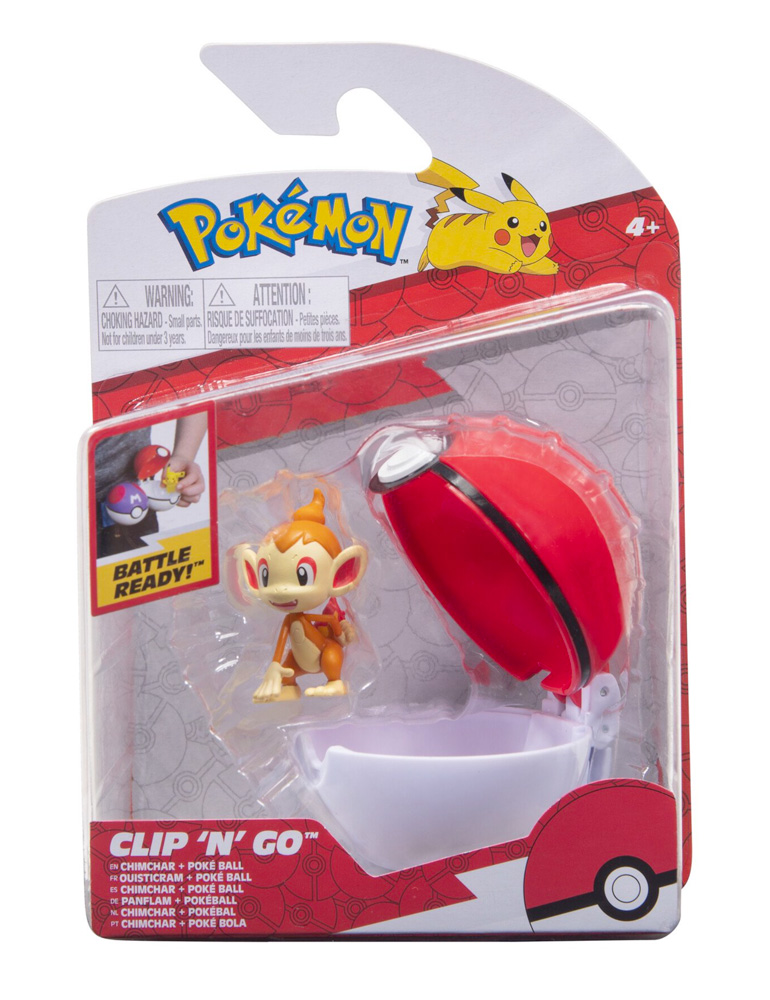 Clip 'N' Go Chimchar + Poke Ball (EN)