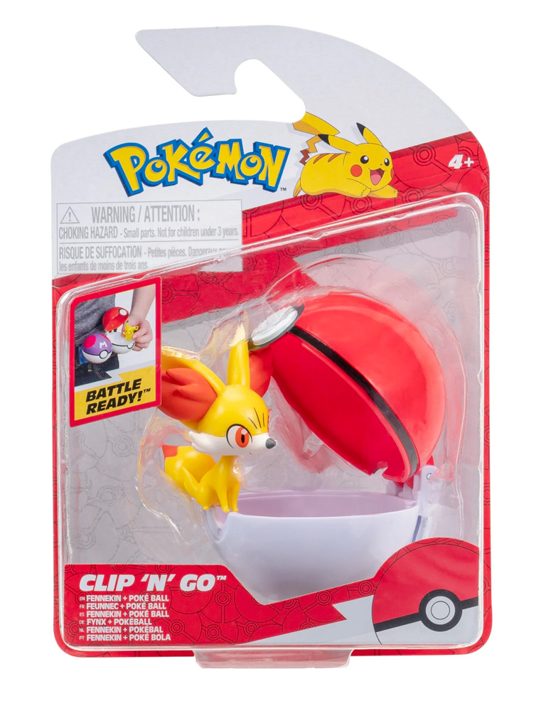 Clip 'N' Go Fennekin + Poke Ball (EN)