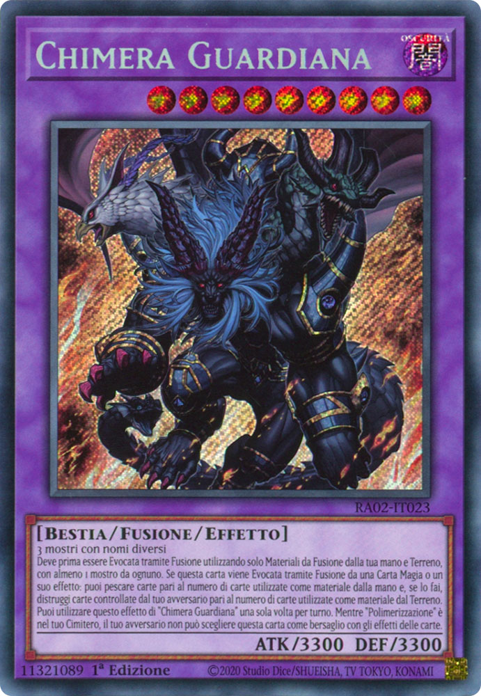 RA02-IT023 Chimera Guardiana Rara Segreta 1a Edizione (IT) -NEAR MINT-